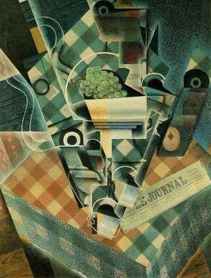 La nappe bien mise, par Juan Gris