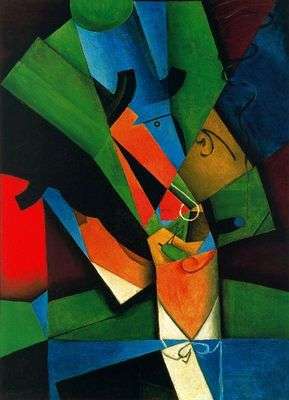 Le fumeur, par Juan Gris