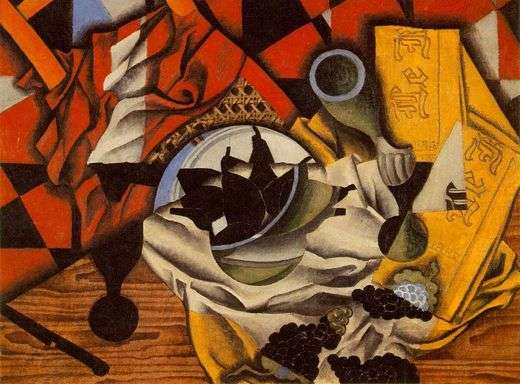 Salade de fruit sur une table, par Juan Gris