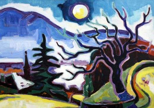 Couleurs hivernales, par Schmidt-Rottluff