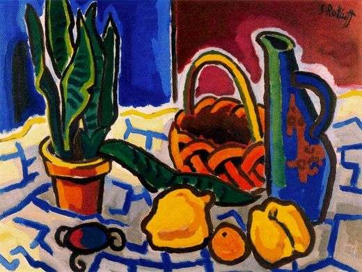Nature morte, par Schmidt-Rottluff