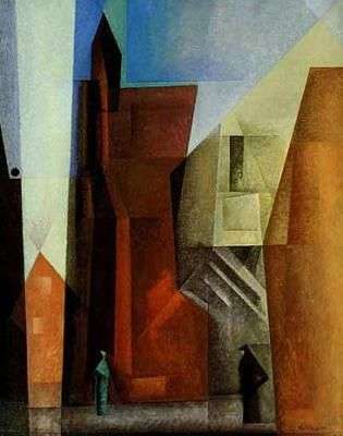 Tour et Arche, par Lyonel Feininger