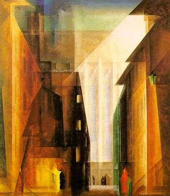 Église de la minorité, par Lyonel Feininger