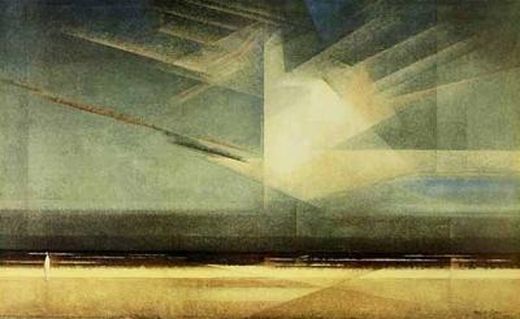 Le nuage oiseau, par Lyonel Feininger
