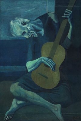 Le vieux guitariste, par Pablo Picasso