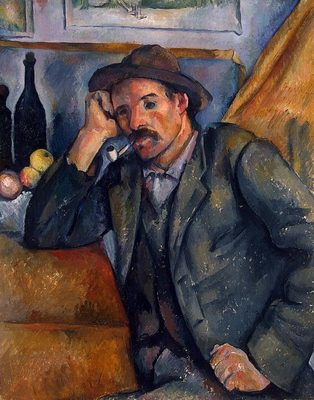 Le fumeur, par Paul Cézanne
