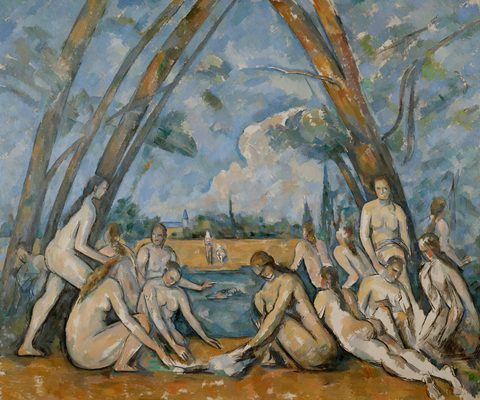Les grandes baigneuses (II), par Paul Cézanne