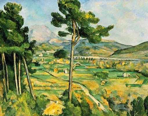 La montagne Sainte Victoire (II), par Paul Cézanne