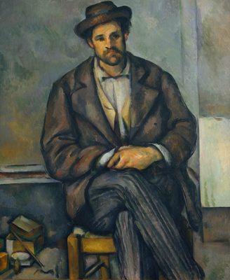 Paysan assis, par Paul Cézanne
