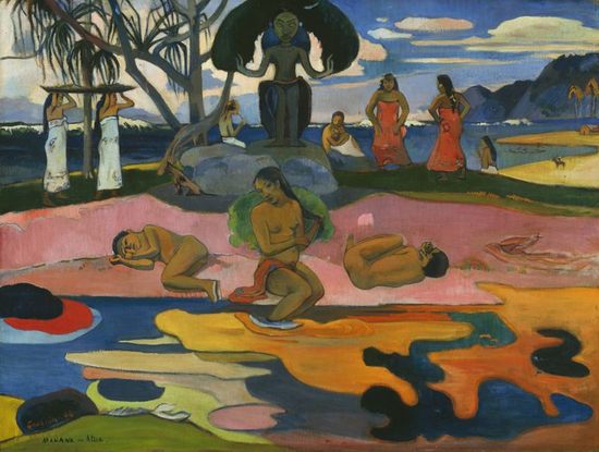 Mahana no atua, par Paul Gauguin
