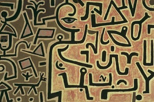 Projet, par Paul Klee