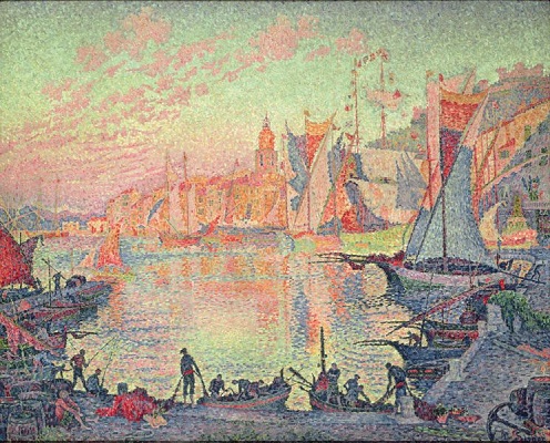 Le port de Saint-Tropez, par Paul Signac