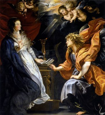 L'annonciation (1610), par Peter-Paul Rubens