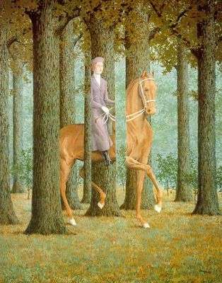 Carte Blanche, par René Magritte