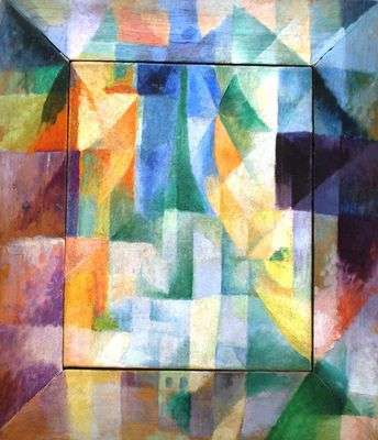 Les fenêtres simultanées sur la ville, par Robert Delaunay