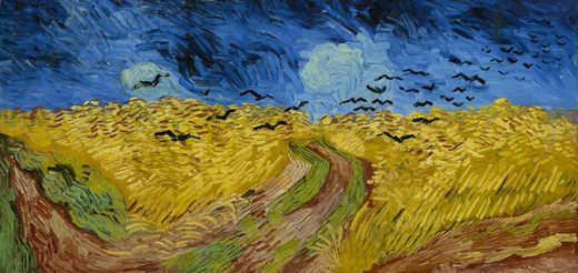 Champs de blé, par Vincent Van Gogh