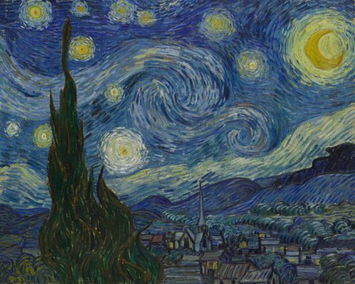 La nuit étoilée, par Vincent Van Gogh