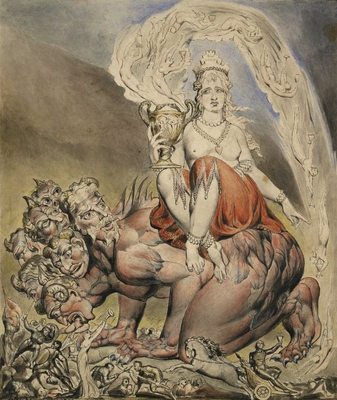 La putain de Babylone, par William Blake