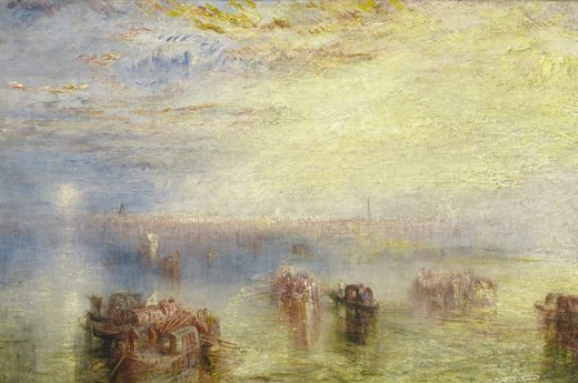 L'approche de Venise, par William Turner