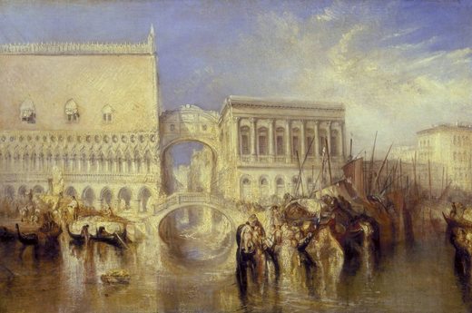 Venise : Pont des soupirs, par william turner