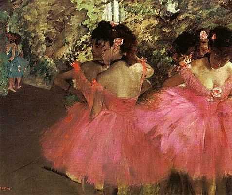 Danseuses en rose, par Édgar Degas