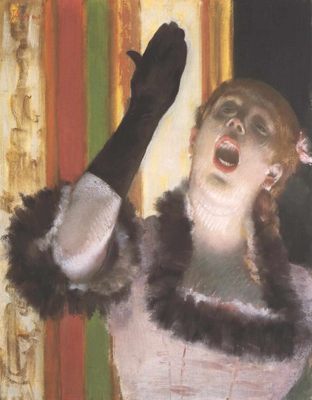 La chanteuse, par Édgar Degas