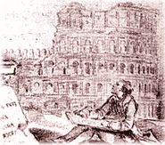 Croquis italien, oeuvre de Robert