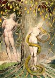 La tentation d'Eve, tableau de William Blake