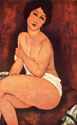 Grand nu assis, par Amedeo Modigliani