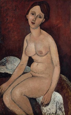 Nu assis, par Amedeo Modigliani