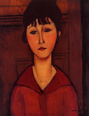 Tête de jeune fille, par Amedeo Modigliani