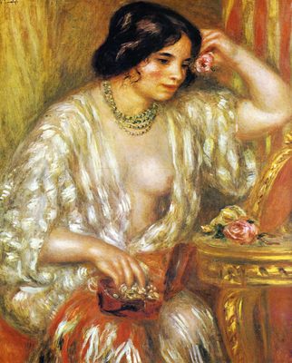 Gabrielle avec boîte à bijoux, par Auguste Renoir