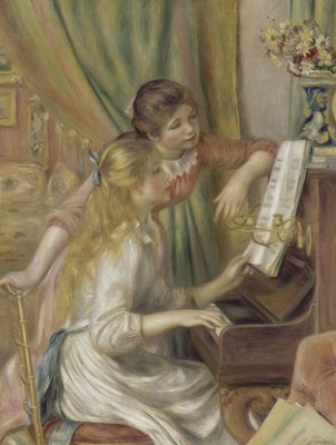 Jeunes filles au piano, par Auguste Renoir