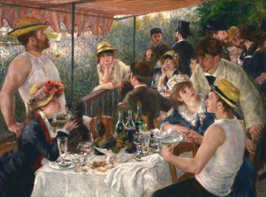 Le déjeuner des canotiers, par Auguste Renoir