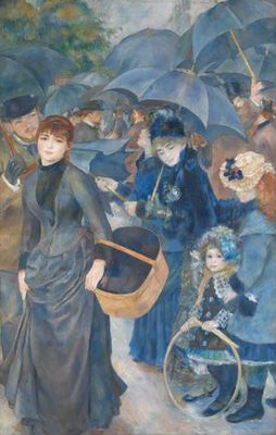 Les parapluies, par Auguste Renoir