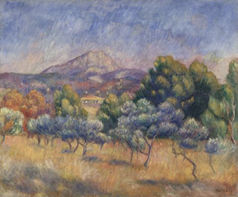 La Montagne Sainte-Victoire, par Auguste Renoir