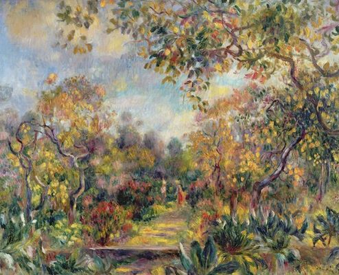 Paysage à Beaulieu, par Auguste Renoir