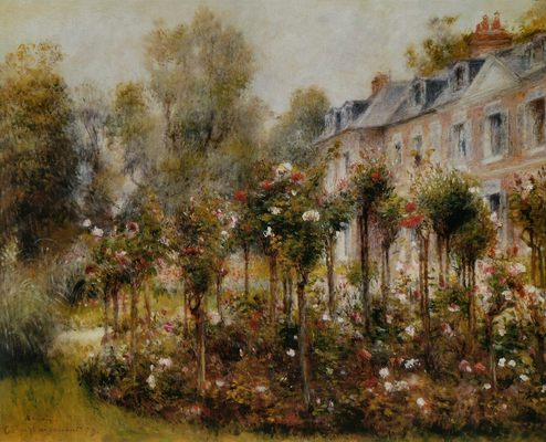 Roseraie à Wargemont, par Auguste Renoir