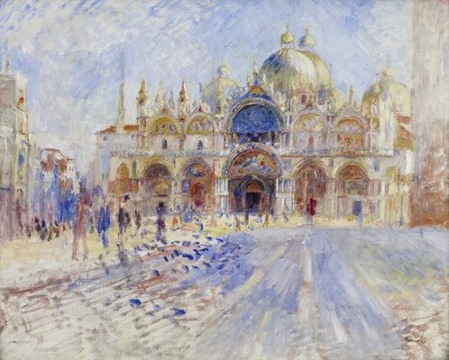 Venise : Place St Marc, par Auguste Renoir