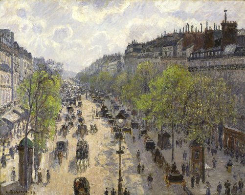 Boulevard Montmartre, par Camille Pissarro
