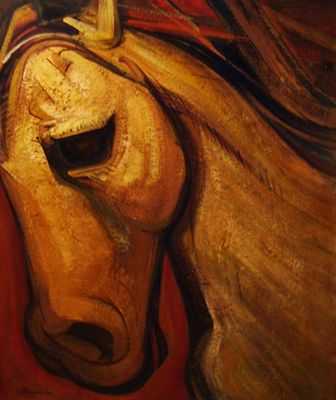 Tête de cheval, par David Alfaro Siqueiros