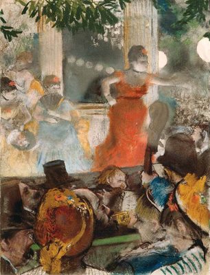 Au Café-concert des ambassadeurs, par Édgar Degas