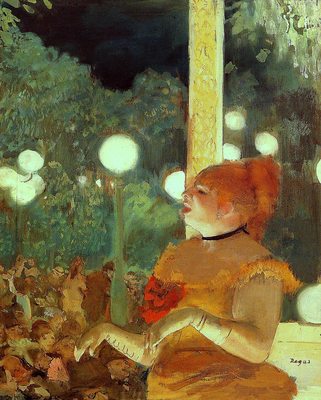 Au Café-concert : La Chanson du chien, par Édgar Degas