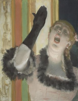 La chanteuse, par Édgar Degas