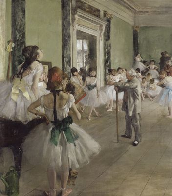 La classe de danse, par Édgar Degas
