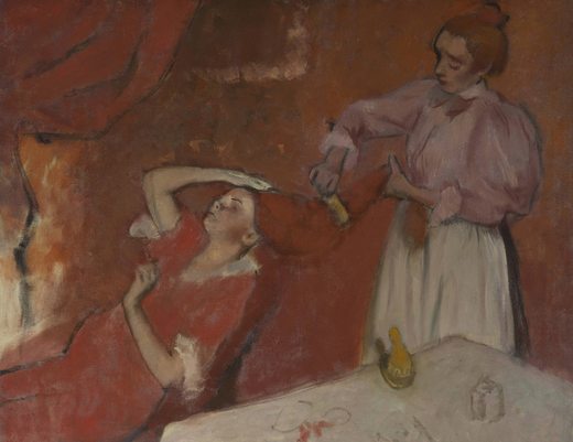 La coiffure, par Édgar Degas