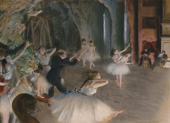 Répétition du ballet, par Édgar Degas