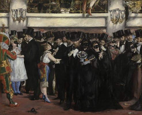 Bal masqué à l'opéra, par Édouard Manet