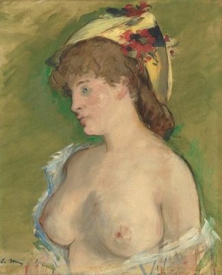 La blonde aux seins nus, par Édouard Manet