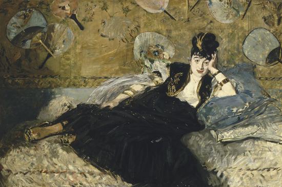 La dame aux éventails, par Édouard Manet